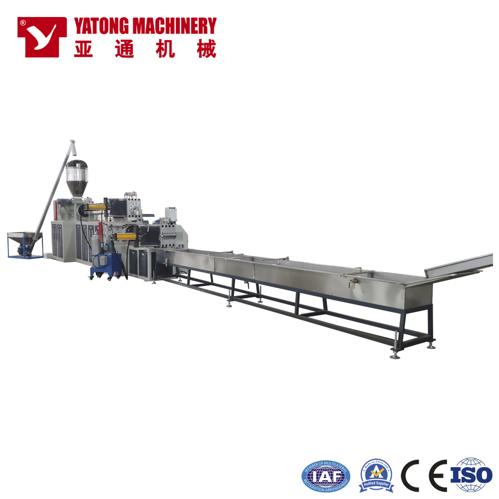 Machine de granulation de granulation de machine de recyclage en plastique d'étape unique de série de Yatong Sj pour l'animal familier de PVC de PE de pp